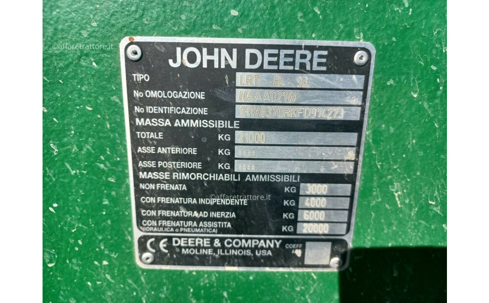 John Deere 8370 RT Gebraucht - 8