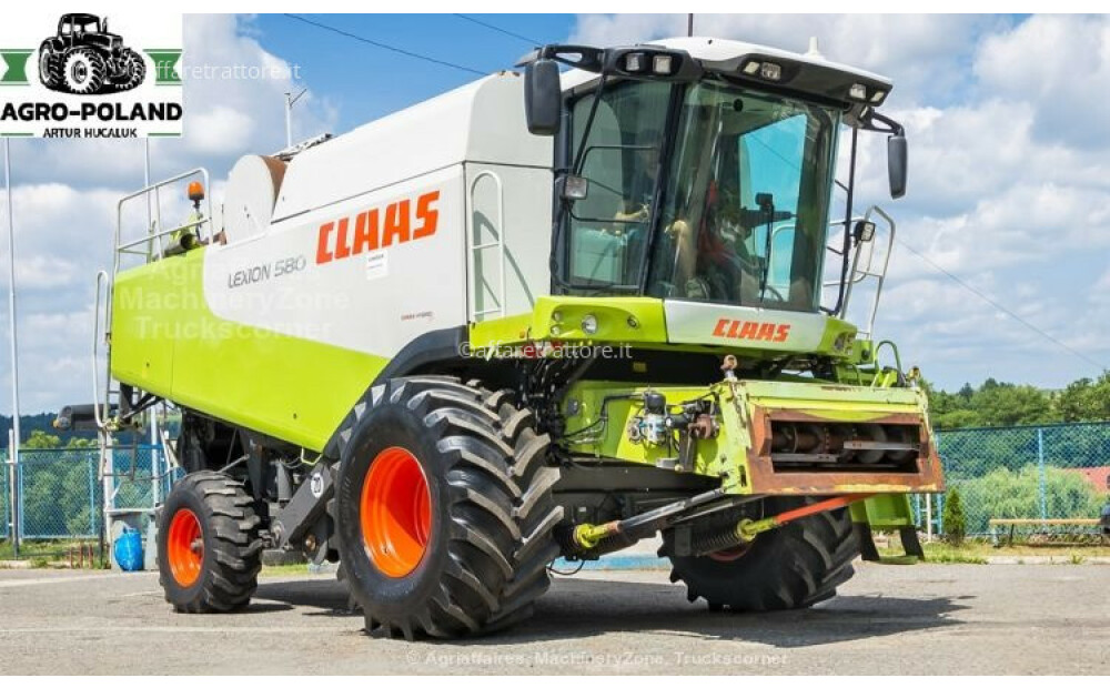 Claas LEXION 580 - 2525 h -- QUANTIMETER - VARIO 900 - LASER PILOT Gebraucht - 2