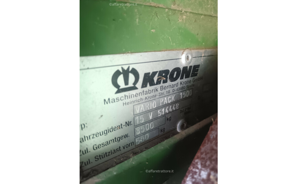 Krone Variopack 1500 MC Gebraucht - 3