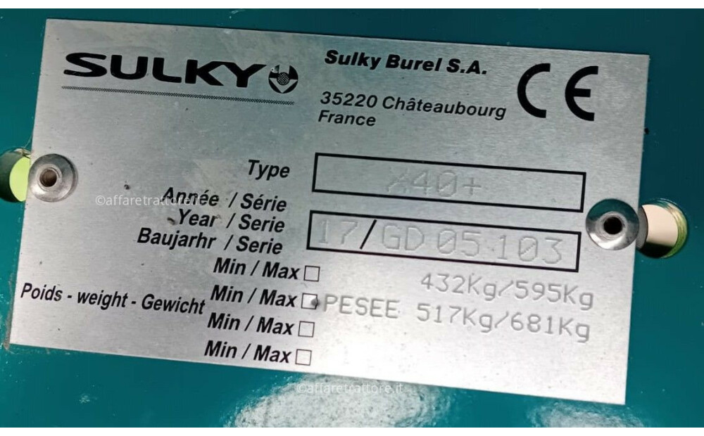 Sulky X 40 + ECONOV Gebraucht - 8