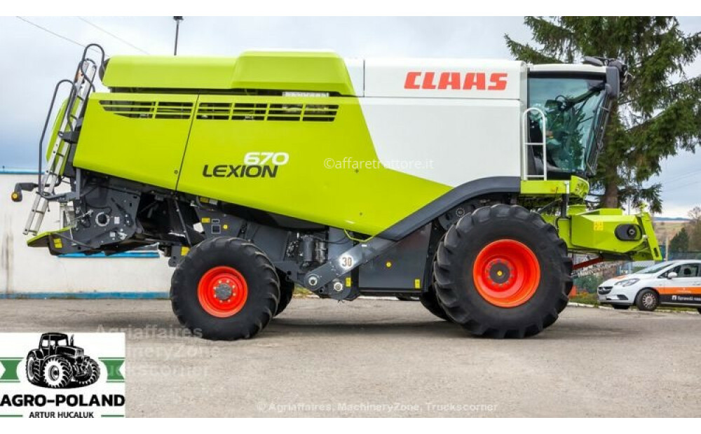 Claas LEXION 670 - ANNO 2019 - 4X4 - 1255 h - 3D + VARIO 770 - LASER PILOT Gebraucht - 9