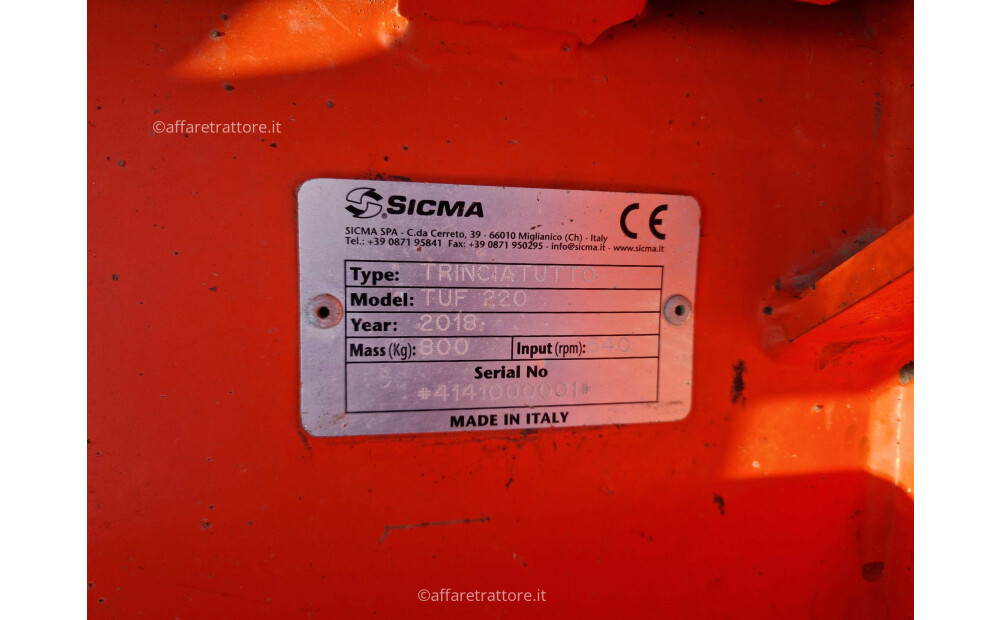 Sicma TUF 220 TRINCIATUTTO Gebraucht - 2