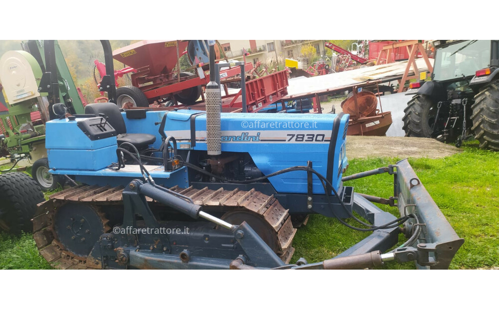 Landini C 7830 Raupentraktor. Wird mit Planierraupe verwendet - 10