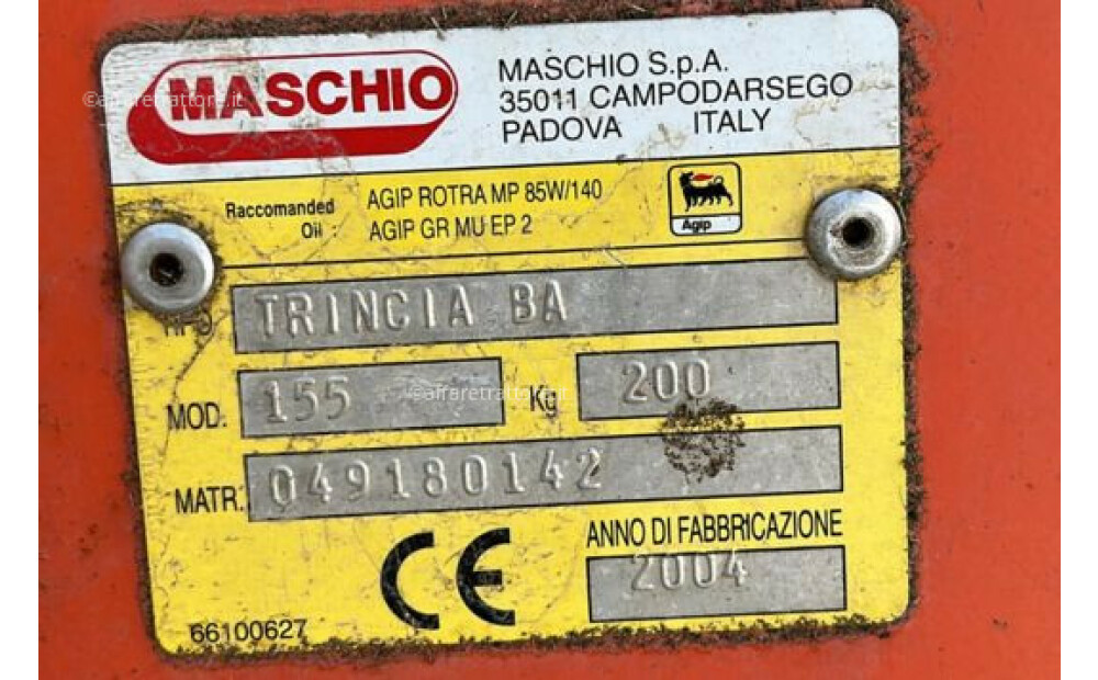 Maschio FIXED HHREDDER BA 155 MALE (PM10819) Gebraucht - 6