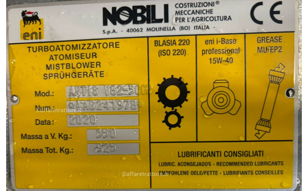 NOBILI ANTIS V82 500P Zerstäuber Neu - 8