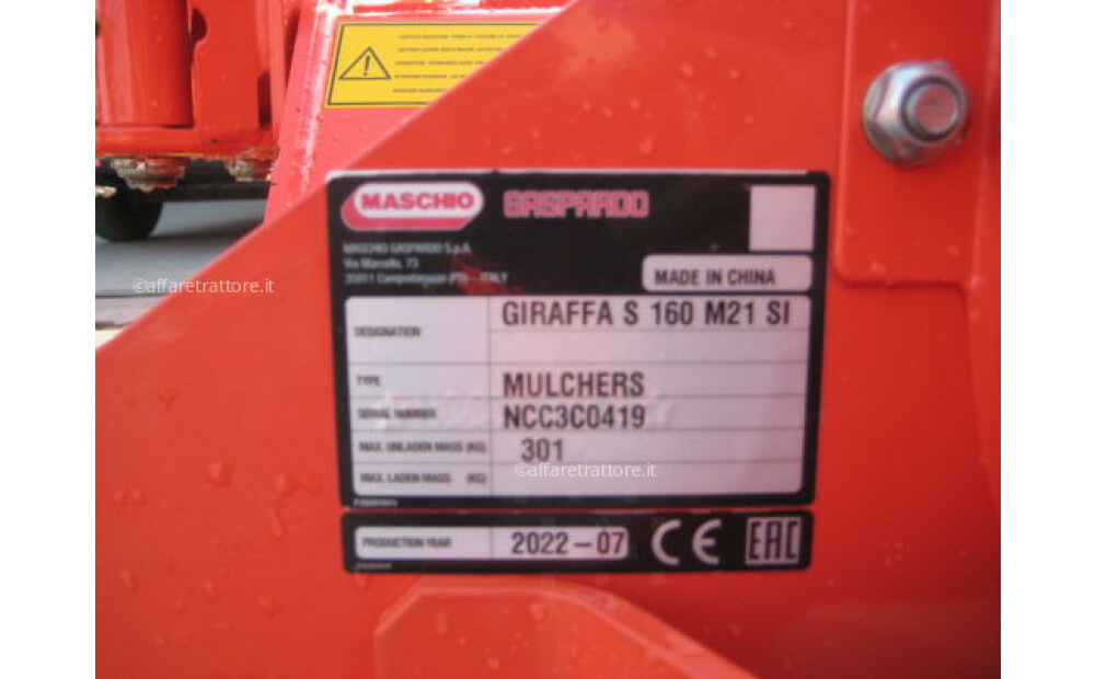 Maschio GIRAFFA 160 SI Neu - 10