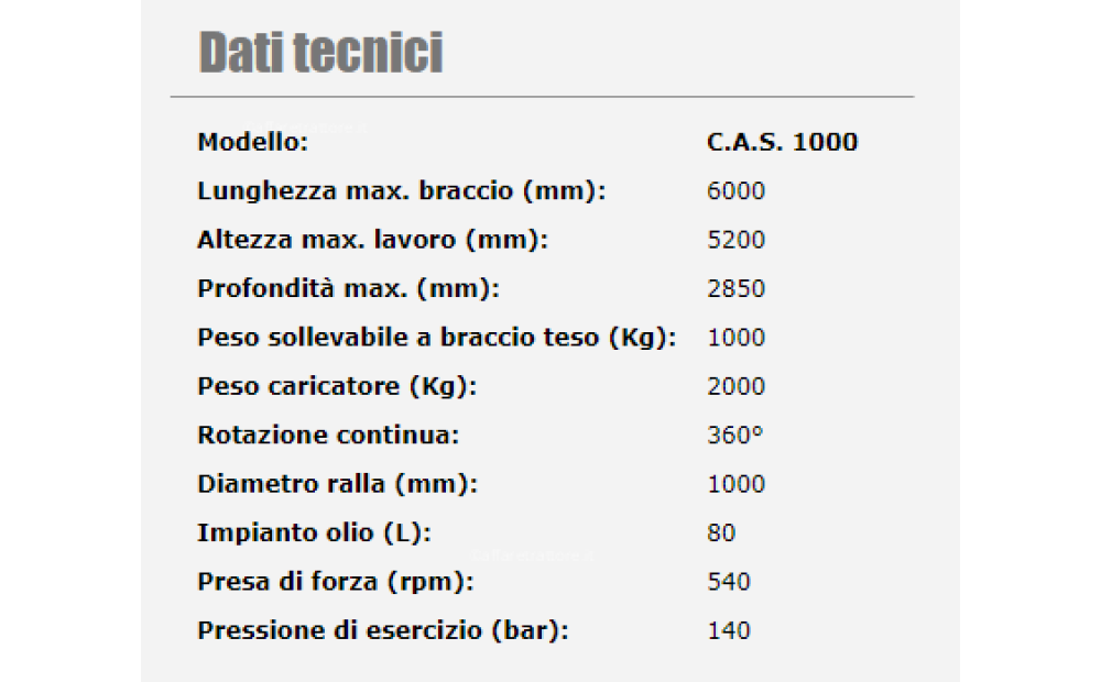 Agrisav C.A.S. 1000 Neu - 4