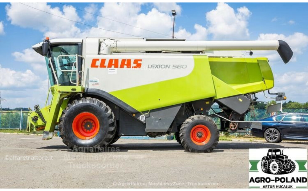 Claas LEXION 580 - 2525 h -- QUANTIMETER - VARIO 900 - LASER PILOT Gebraucht - 8