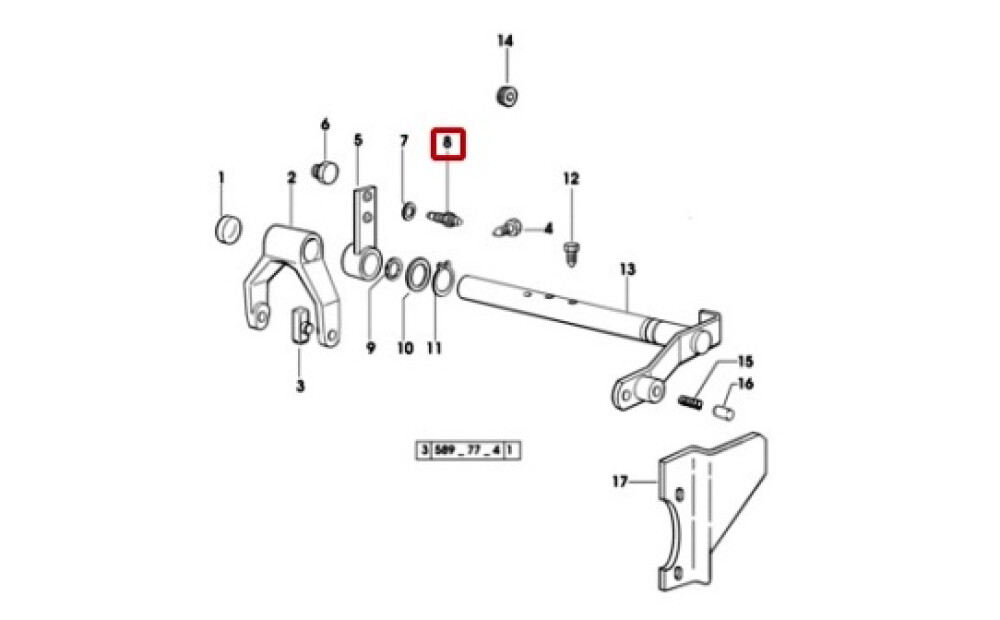 Cod. 2.7659.131.0 - interruttore p.t.o. a due velocita' - 1