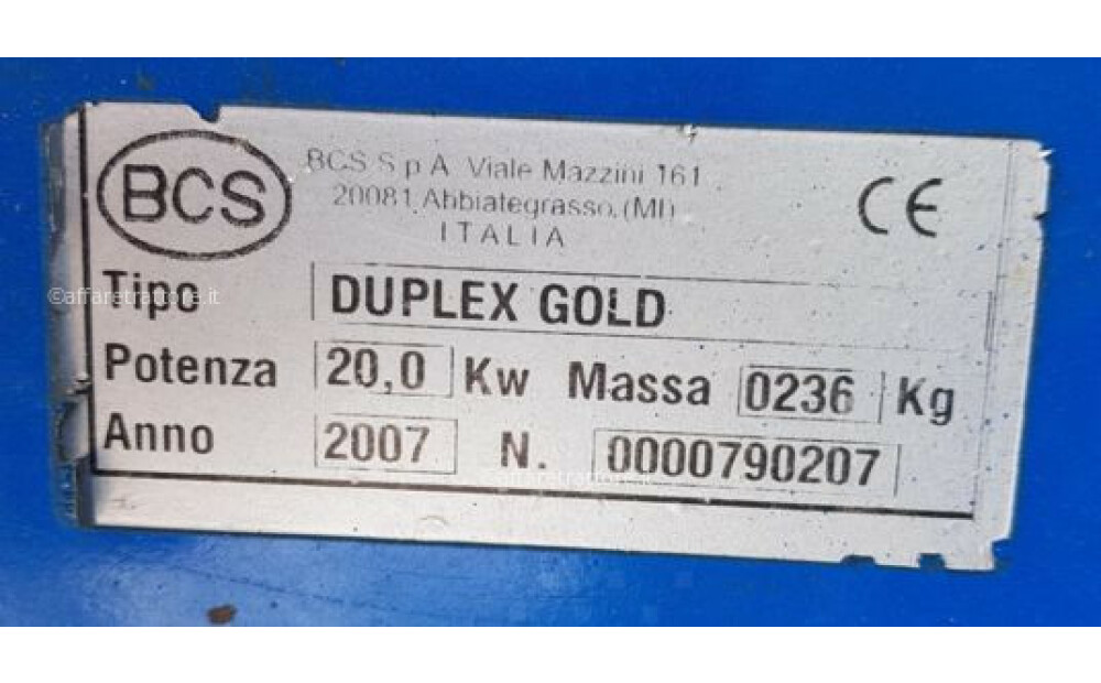 BCS DUPLEX GOLD 210 Usato - 7