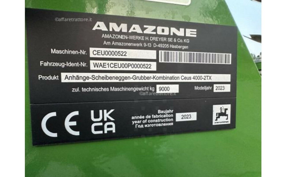 Amazone Ceus 4000-2TX Neuer Aufbereiter - 6