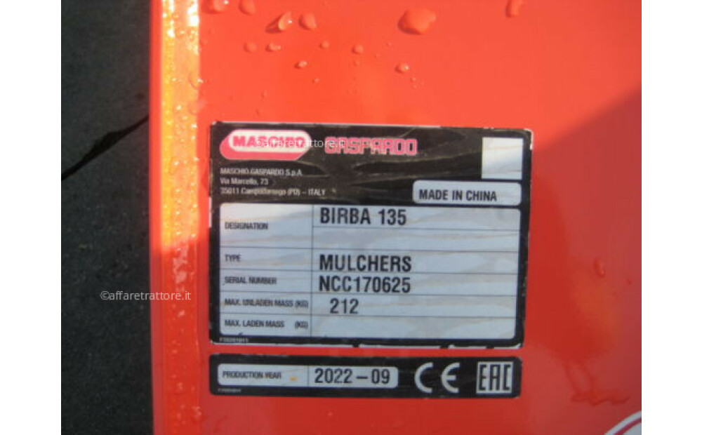 Maschio BIRBA 135 Neu - 11