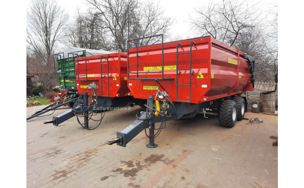 Techmont Anhänger / Trailer / Remorque / Rimorchio / Прицеп монолитный двухосный / Przyczepa skorupowa tandem PTTCW112 12 t Nowy - 7