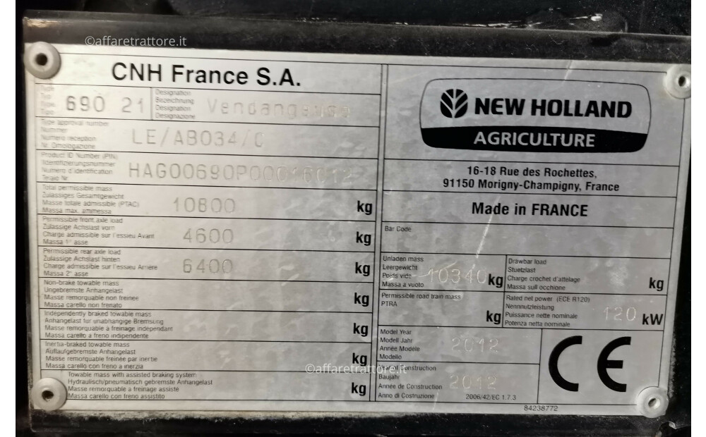 New Holland BRAUD 9090L Gebraucht - 11