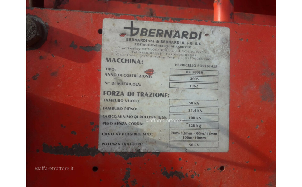 BERNARDI BK 500 EH Winde - 2