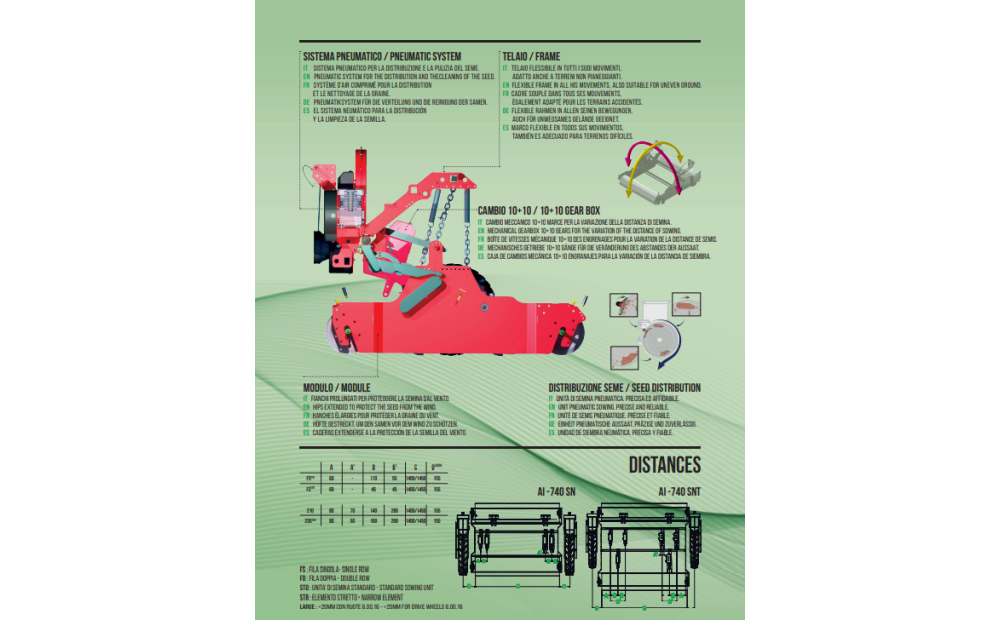 Agricola Italiana AI 740 SN Neu - 3