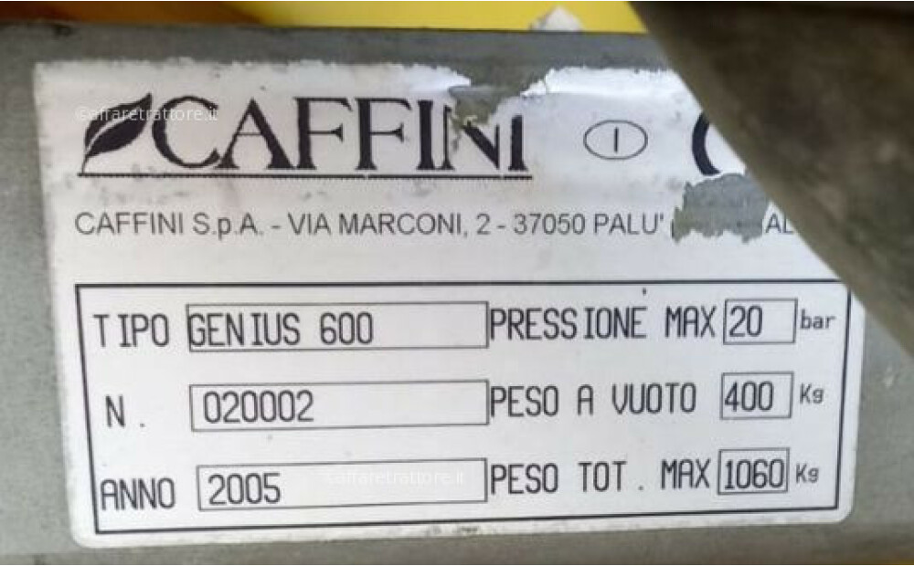 Caffini EUROTECH GENIUS 600 Gebraucht - 6