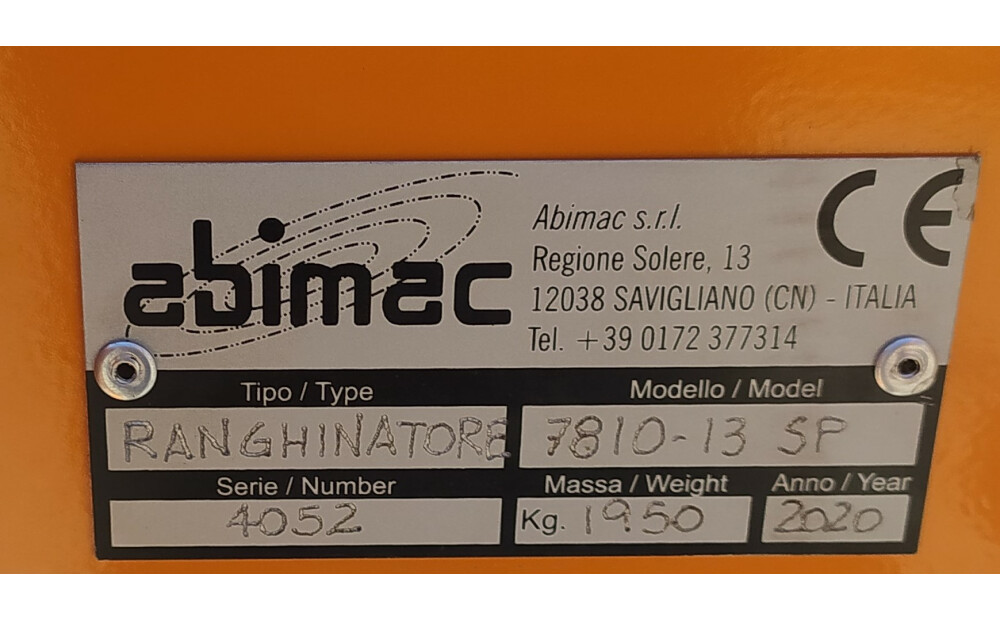 Ranghinatore Butterfly Abimac Borello 7810 -13 Nuovo - 2