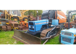 Landini C 7830 Raupentraktor. Wird mit Planierraupe verwendet